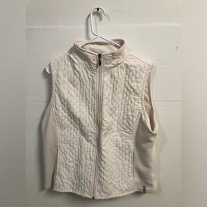 Columbia Women's Cream Quilted Vest Size Large
